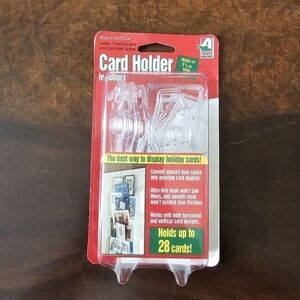 New Vintage Card Holder for Doors, Made in USA, For 1 3/8" Thick Interior Doors